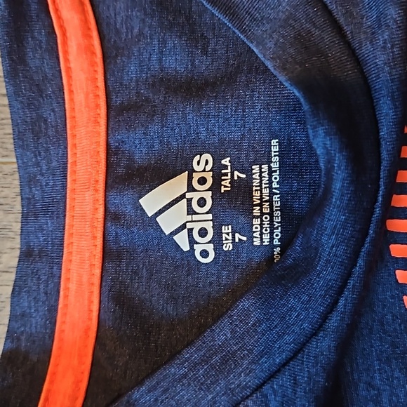 Adidas Climatlite Baseball Boys Size 7 tee shirt - Picture 3 of 5